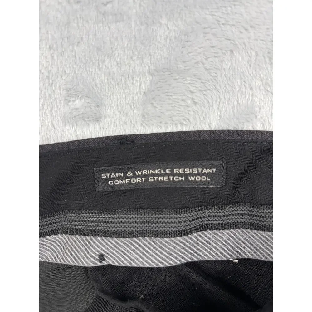 Banana Republic Men’s Slim Fit Black Textured Dress Pants - Size 32x30